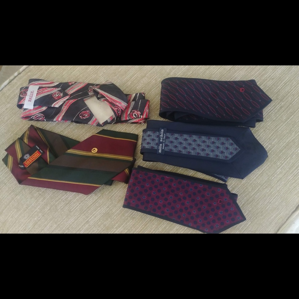 21 Designer Vintage Silk Ties BARGAIN!!! Armani+ - Picture 6 of 6
